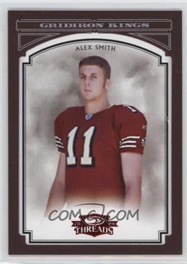 2006 Donruss Threads - Pro Gridiron Kings - Red Framed #PGK-1 - Alex Smith /100