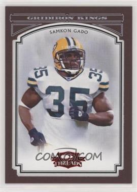 2006 Donruss Threads - Pro Gridiron Kings - Red Framed #PGK-47 - Samkon Gado /100