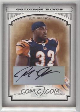 2006 Donruss Threads - Pro Gridiron Kings - Signatures #PGK-46 - Rudi Johnson /25