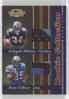 DeAngelo Williams, Brian Calhoun [EX to NM] #/25