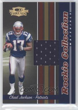2006 Donruss Threads - Rookie Collection Materials #RCM-1 - Chad Jackson /500