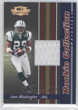 2006 Donruss Threads - Rookie Collection Materials #RCM-23 - Leon Washington /500