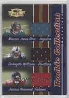 Maurice Jones-Drew, DeAngelo Williams, Jerious Norwood #/500