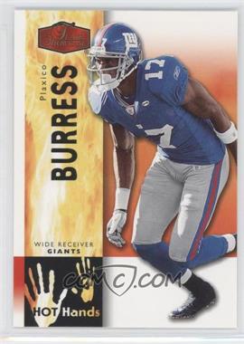 2006 Flair Showcase - Hot Hands #HH18 - Plaxico Burress