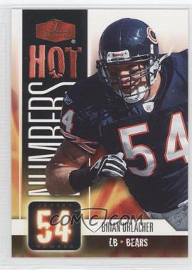 2006 Flair Showcase - Hot Numbers #HN5 - Brian Urlacher