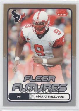 2006 Fleer - [Base] - Gold #169 - Fleer Futures - Mario Williams