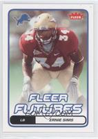 Fleer Futures - Ernie Sims