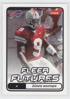 Fleer Futures - Donte Whitner