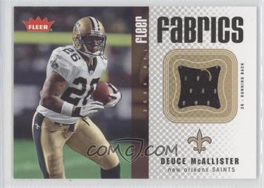 2006 Fleer - Fabrics #FF-DM - Deuce McAllister