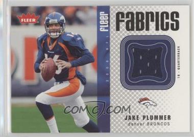2006 Fleer - Fabrics #FF-JP - Jake Plummer
