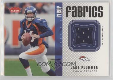 2006 Fleer - Fabrics #FF-JP - Jake Plummer