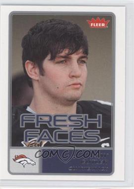 2006 Fleer - Fresh Faces #FR-JC - Jay Cutler