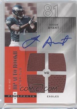 2006 Fleer Hot Prospects - [Base] - Red Hot #201 - HP Auto Rookie Materials - Jason Avant /99