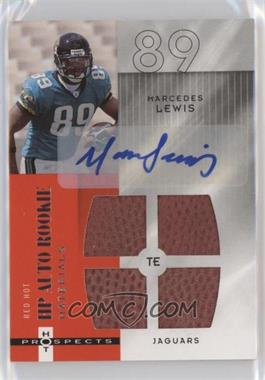 2006 Fleer Hot Prospects - [Base] - Red Hot #215 - HP Auto Rookie Materials - Marcedes Lewis /99