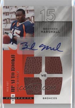 2006 Fleer Hot Prospects - [Base] - Red Hot #216 - HP Auto Rookie Materials - Brandon Marshall /99