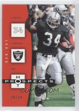 2006 Fleer Hot Prospects - [Base] - Red Hot #70 - LaMont Jordan /50