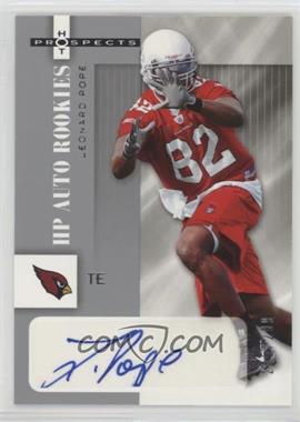 2006 Fleer Hot Prospects - [Base] #179 - HP Auto Rookies - Leonard Pope /299