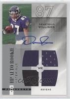 HP Auto Rookie Materials - Demetrius Williams #/999