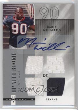 2006 Fleer Hot Prospects - [Base] #214 - HP Auto Rookie Materials - Mario Williams /999