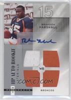 HP Auto Rookie Materials - Brandon Marshall #/999