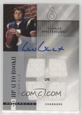 2006 Fleer Hot Prospects - [Base] #222 - HP Auto Rookie Materials - Charlie Whitehurst /999