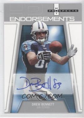 2006 Fleer Hot Prospects - Endorsements #HP-DB - Drew Bennett