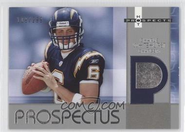 2006 Fleer Hot Prospects - Prospectus #PR-CW - Charlie Whitehurst /299