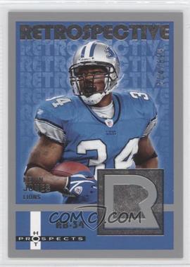 2006 Fleer Hot Prospects - Retrospective #RE-KJ - Kevin Jones /699