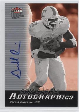 2006 Fleer Ultra - Autographics #UL-GR - Gerald Riggs Jr.