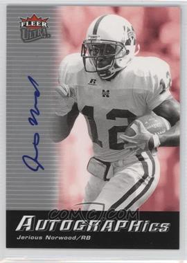 2006 Fleer Ultra - Autographics #UL-JN - Jerious Norwood