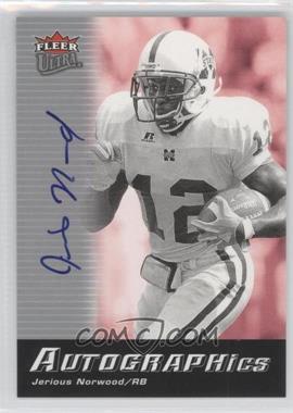 2006 Fleer Ultra - Autographics #UL-JN - Jerious Norwood