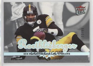 2006 Fleer Ultra - [Base] - Platinum Medallion #150 - Ben Roethlisberger /99