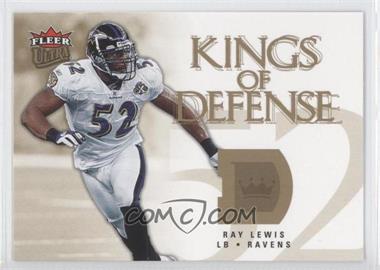 2006 Fleer Ultra - Kings of Defense #KD-RL - Ray Lewis