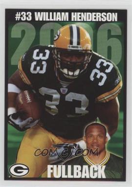 2006 Green Bay Packers Police - [Base] #9 - William Henderson