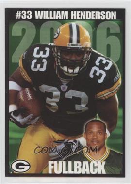 2006 Green Bay Packers Police - [Base] #9 - William Henderson