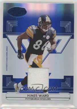 2006 Leaf Certified Materials - [Base] - Mirror Blue Materials #116 - Hines Ward /50