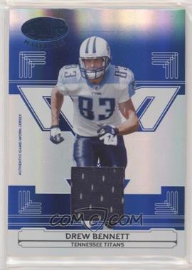 2006 Leaf Certified Materials - [Base] - Mirror Blue Materials #143 - Drew Bennett /50