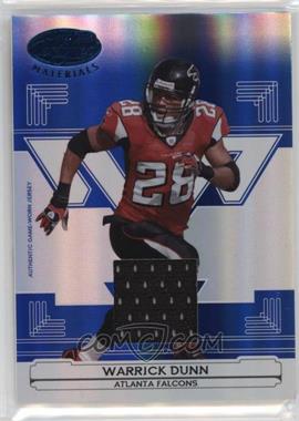 2006 Leaf Certified Materials - [Base] - Mirror Blue Materials #9 - Warrick Dunn /50