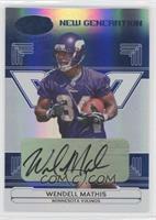 New Generation - Wendell Mathis #/100