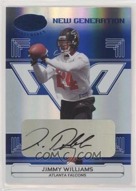 2006 Leaf Certified Materials - [Base] - Mirror Blue Signatures #193 - New Generation - Jimmy Williams /100