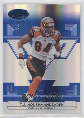 2006 Leaf Certified Materials - [Base] - Mirror Blue #33 - T.J. Houshmandzadeh /50