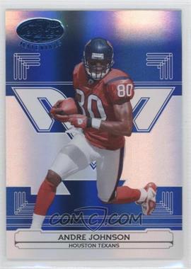 2006 Leaf Certified Materials - [Base] - Mirror Blue #58 - Andre Johnson /50
