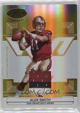 2006 Leaf Certified Materials - [Base] - Mirror Gold Materials #124 - Alex Smith /25