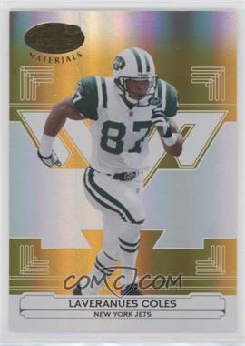 2006 Leaf Certified Materials - [Base] - Mirror Gold #102 - Laveranues Coles /25