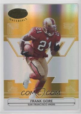 2006 Leaf Certified Materials - [Base] - Mirror Gold #126 - Frank Gore /25