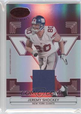 2006 Leaf Certified Materials - [Base] - Mirror Red Materials [Memorabilia] #96 - Jeremy Shockey /150