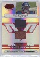 Freshman Fabric - Mario Williams #/150