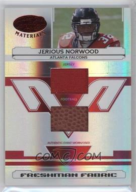 2006 Leaf Certified Materials - [Base] - Mirror Red Materials #220 - Freshman Fabric - Jerious Norwood /150