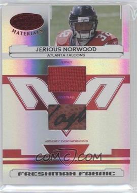 2006 Leaf Certified Materials - [Base] - Mirror Red Materials #220 - Freshman Fabric - Jerious Norwood /150