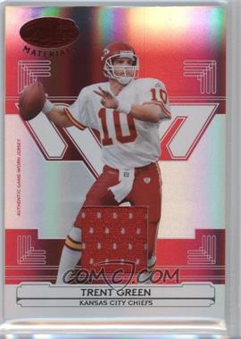 2006 Leaf Certified Materials - [Base] - Mirror Red Materials #72 - Trent Green /150